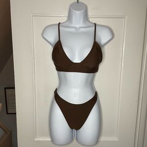 Brown Padded Bikini